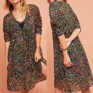 Anthropologi Akemi + Kin Valencia Floral Dress